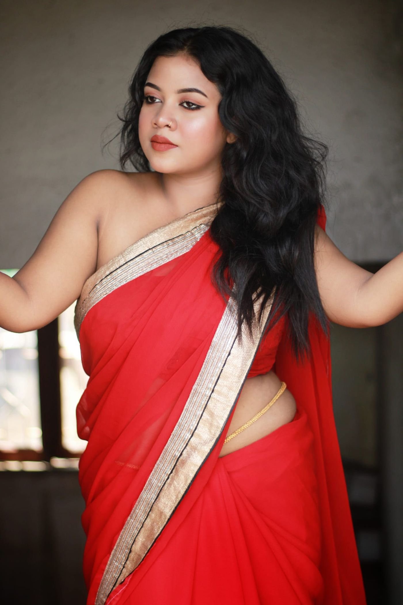 Classic White Jamdani Saree